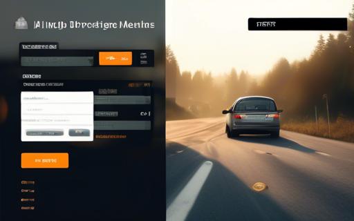 Screenshot of form fields for entering vehicle registration country and number plate